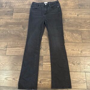 Frame Black Le Super‎ High Mini Boot Jeans Size 28